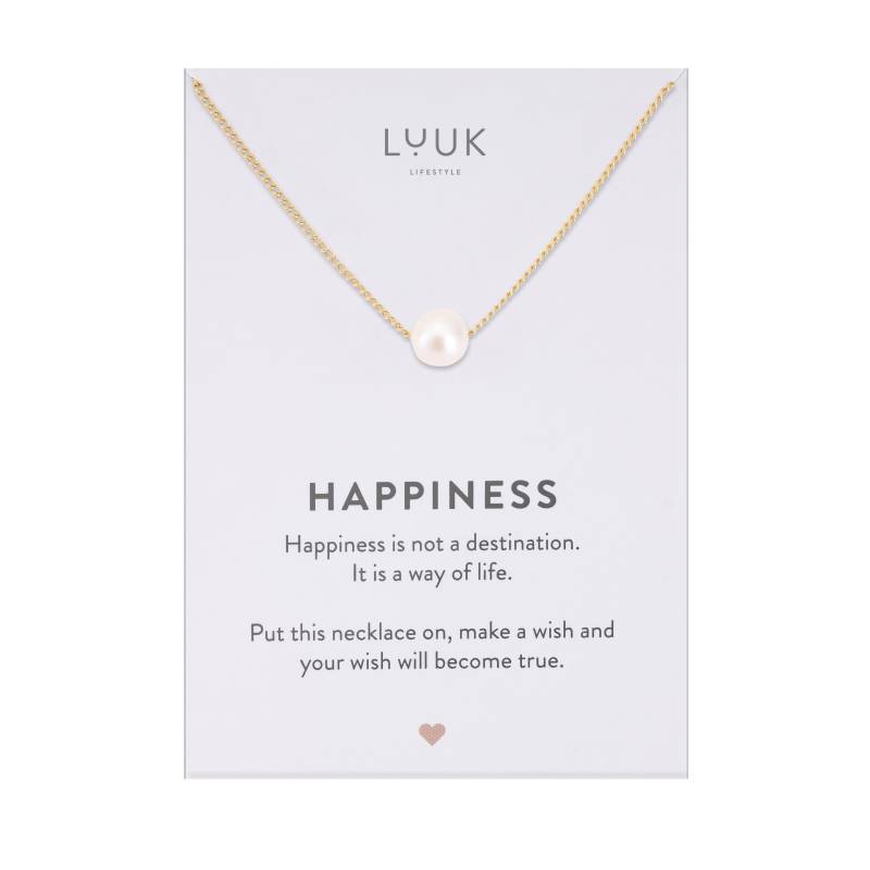 Feine Damen Halskette I Solitär Perle Anhänger Süßwasserperle Kette Pearl Geschenk Frau Solitärkette Braut Schmuck Hochzeitskette von LUUKLIFESTYLEShop