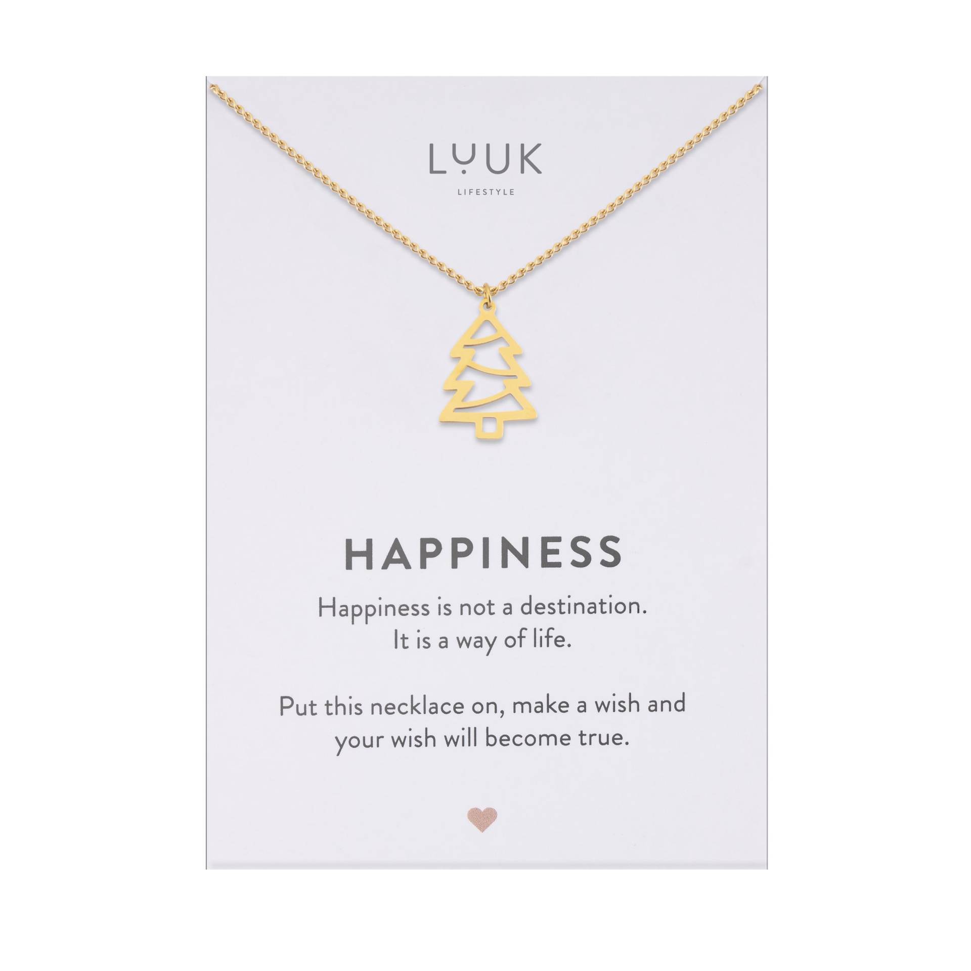 Filigrane Damen Halskette I Tannenbaum Anhänger Tanne Fir Charm Pine Tree Baum Kette Freundschaftskette Geburtstagsgeschenk Frau von LUUKLIFESTYLEShop