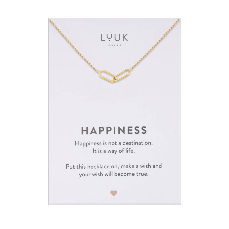 Minimalist Damen Halskette I Infinity Anhänger Unendlichkeit Kette Ringe Verschlungene Kreise Freundschaftskette Geburtstag von LUUKLIFESTYLEShop