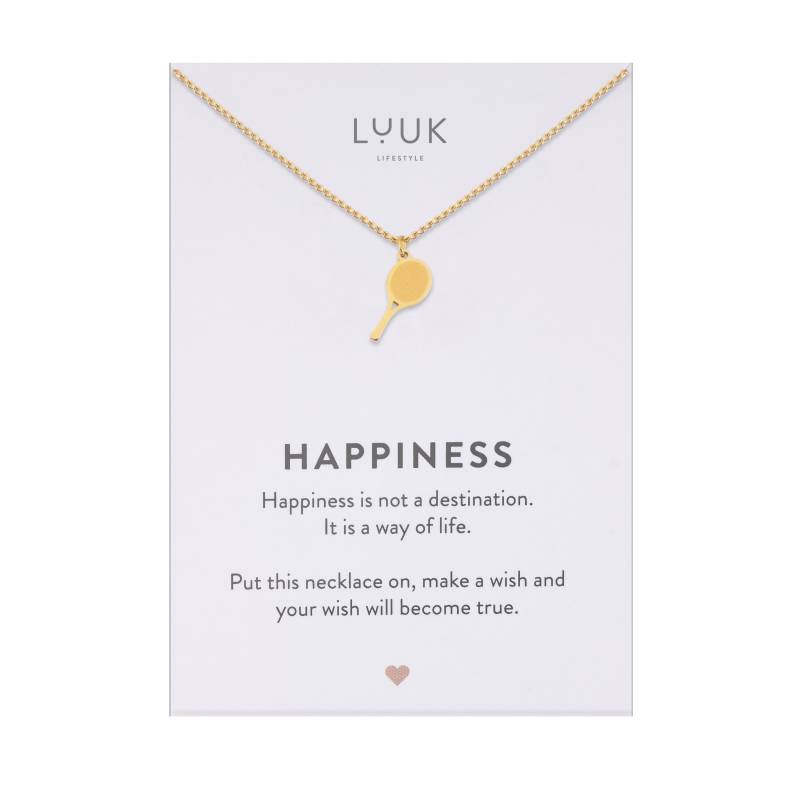 Minimalist Damen Halskette I Tennisschläger Anhänger Tennis Kette Tennisball Schläger Sport Glücksbringer Sportlerinnen Geschenk von LUUKLIFESTYLEShop