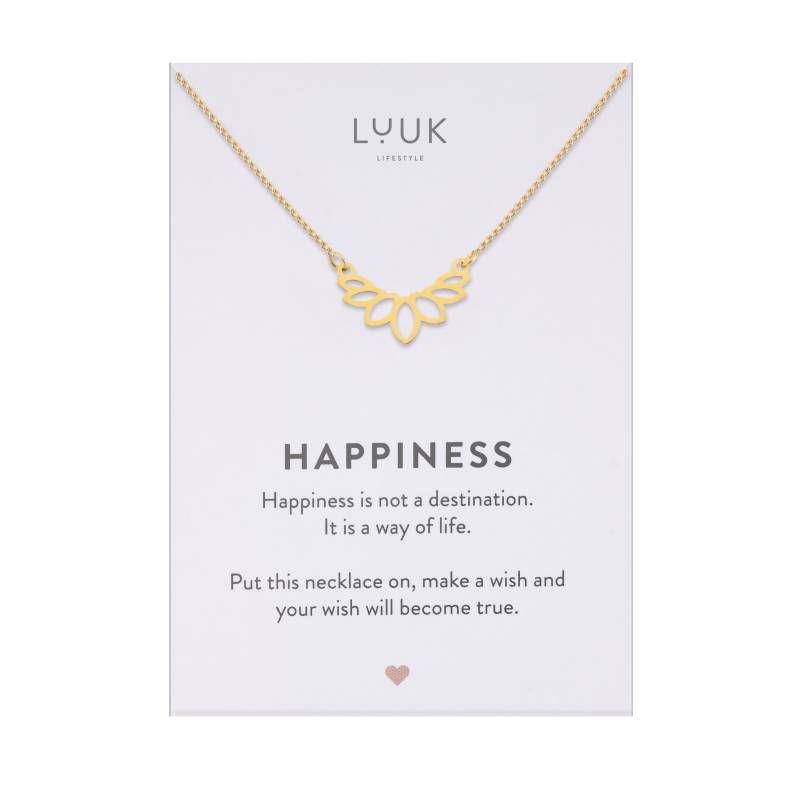 Minimalist Damen Halskette Mit Lotus Anhänger I Lotusblüte Lotusblume Flower Power Geschenk Kette Freundschaftskette Geschenkidee von LUUKLIFESTYLEShop