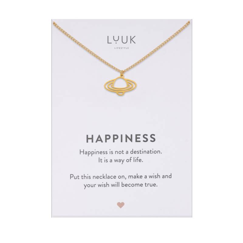 Minimalist Damen Halskettei Saturn Anhänger I Weltraum Kette Planet Galaxy Astrologie Universe Charm Freundschaftskette Frau von LUUKLIFESTYLEShop