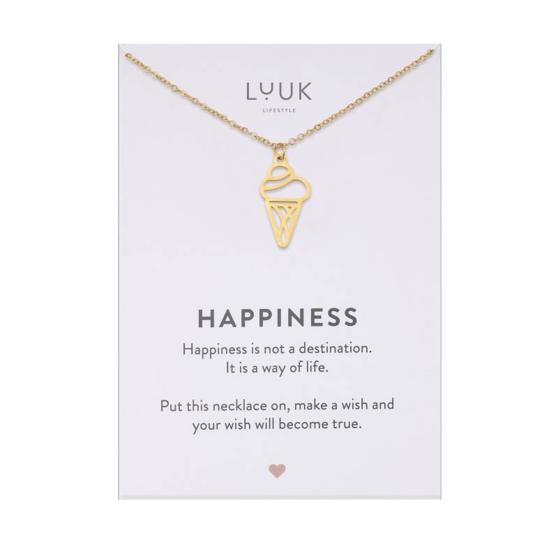 Minimalist Halskette Mit Eis Anhänger I Ice Cream Charm Eistüte Damen Sommerkette Geschenk Für Freundin Eiscreme Kette von LUUKLIFESTYLEShop