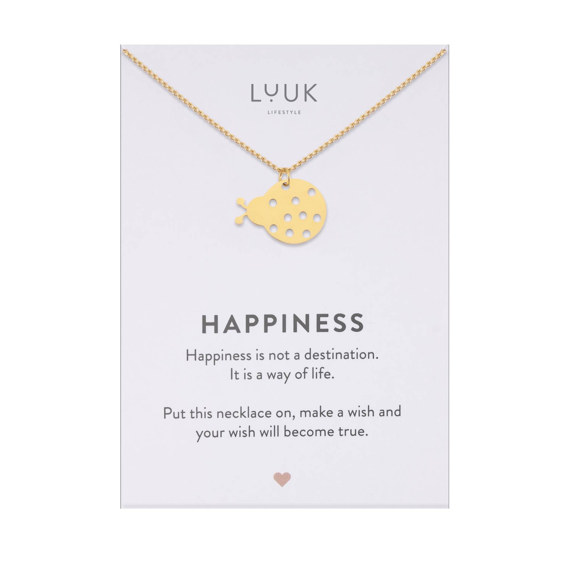 Zierliche Damen Halskette Marienkäfer Anhänger I Käfer Kette Glücksbringer Geschenk Für Freundin Geburtstagsgeschenk von LUUKLIFESTYLEShop