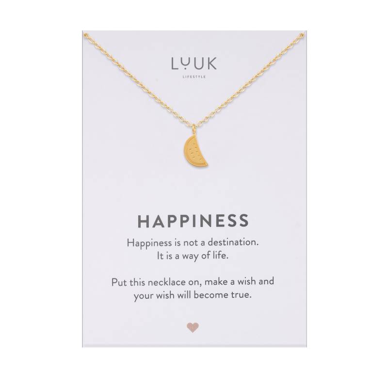 Zierliche Halskette Mit Wassermelonen Anhänger I Melone Watermelon Charm Edelstahl Kette Geschenk Für Mädchen Geburtstag von LUUKLIFESTYLEShop