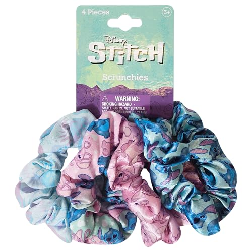 LUV HER Disney Stitch Scrunchies für Mädchen – 4 große bedruckte Haargummis mit Ihren Lieblingscharakteren – Haarschmuck für Mädchen ab 3 Jahren LUV HER Disney Stitch Scrunchies für Mädchen – 4 große bedruckte Haargummis mit Ihren Lieblingscharakteren – Haarschmuck für Mädchen ab 3 Jahren von LUV HER