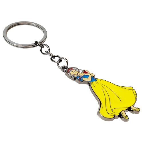 LUV HER Schlüsselanhänger mit Disney-Motiv, Metall, langlebig, Disney-Prinzessinnen, Schneewittchen-Schlüsselanhänger, ab 3 Jahren, Schneewittchen, Einheitsgröße LUV HER Schlüsselanhänger mit Disney-Motiv, Metall, langlebig, Disney-Prinzessinnen, Schneewittchen-Schlüsselanhänger, ab 3 Jahren, Schneewittchen, Einheitsgröße von LUV HER