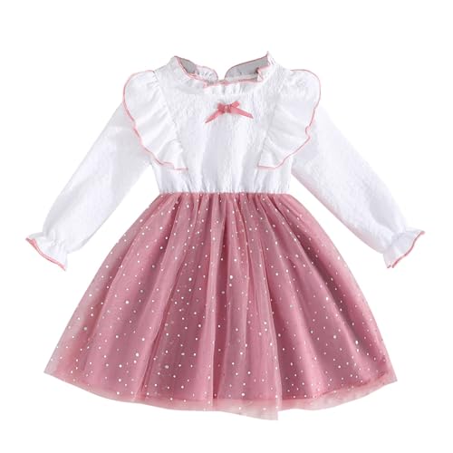 LUVCES Prinzessin Kleid Mädchen Rüschen Langram Tutu Kleid für Geburtstag Party Casual Meerjungfrau Tüllkleid Outfit für Kleine Mädchen Kinder Rosa 5-6 Jahre LUVCES Prinzessin Kleid Mädchen Rüschen Langram Tutu Kleid für Geburtstag Party Casual Meerjungfrau Tüllkleid Outfit für Kleine Mädchen Kinder Rosa 5-6 Jahre von LUVCES