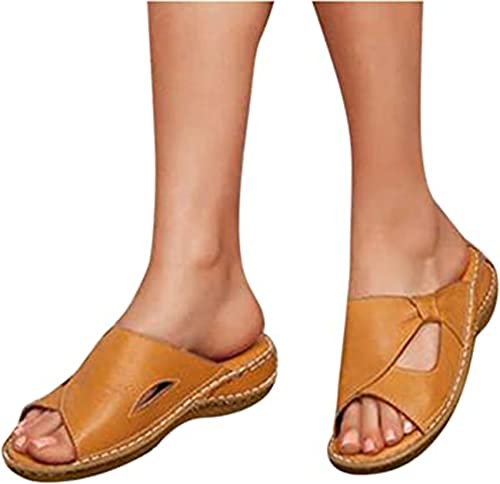 LUWAY Sandalen für Damen, orthopädische Premium-Zehenkorrektur-Sandalen, Plateau, Sommer, PU-Leder, Korrektur-Sandalen, Ballenzeh-Schuhe, Sandalen, legere Korrektur-Flip-Flops, Braun, Größe 36 LUWAY Sandalen für Damen, orthopädische Premium-Zehenkorrektur-Sandalen, Plateau, Sommer, PU-Leder, Korrektur-Sandalen, Ballenzeh-Schuhe, Sandalen, legere Korrektur-Flip-Flops, Braun, Größe 36 von LUWAY
