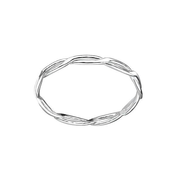 LUXAA Zart gebundener Ring aus 925er Sterling Silber von LUXAA