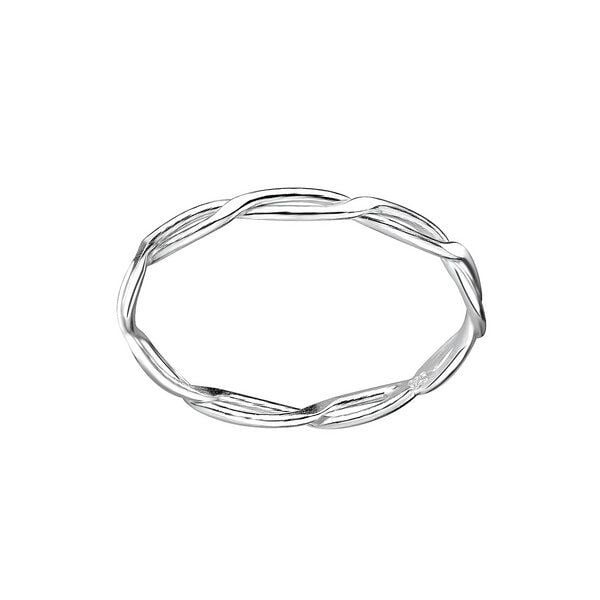 LUXAA Zart gebundener Ring aus 925er Sterling Silber von LUXAA
