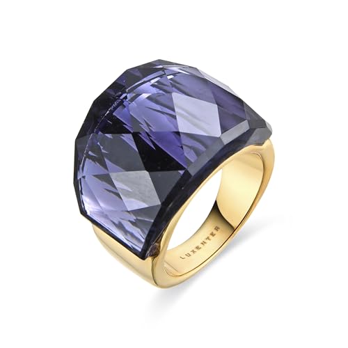 LUXENTER Fadino Ring mit Hydrothermalquarz Onix, 18 Karat Gelbgold, Metall, Quarz LUXENTER Fadino Ring mit Hydrothermalquarz Onix, 18 Karat Gelbgold, Metall, Quarz von LUXENTER