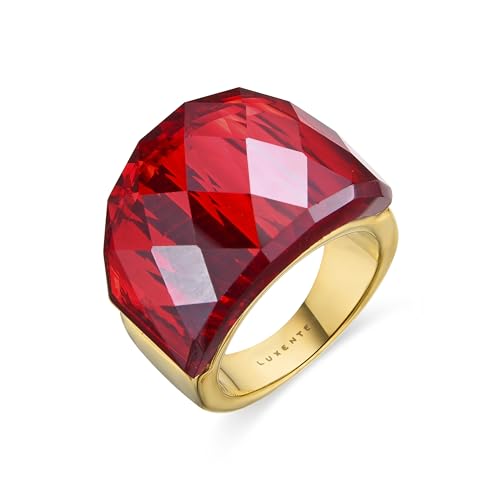 LUXENTER Fadino Ring mit Hydrothermalquarz Onix, 18 Karat Gelbgold, Metall, Quarz LUXENTER Fadino Ring mit Hydrothermalquarz Onix, 18 Karat Gelbgold, Metall, Quarz von LUXENTER