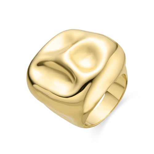 LUXENTER Fioak Ring aus 18-karätigem Gelbgold, Metall, Kein Edelstein von LUXENTER