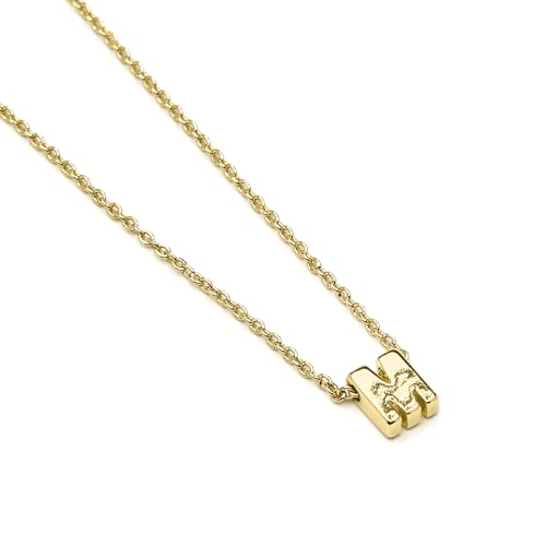 LUXENTER Halskette mit Alphabet-Finish 18 Karat – Buchstabe M, Mediano, Metall, ohne Edelstein, Mediano, Metall, Kein Edelstein LUXENTER Halskette mit Alphabet-Finish 18 Karat – Buchstabe M, Mediano, Metall, ohne Edelstein, Mediano, Metall, Kein Edelstein von LUXENTER