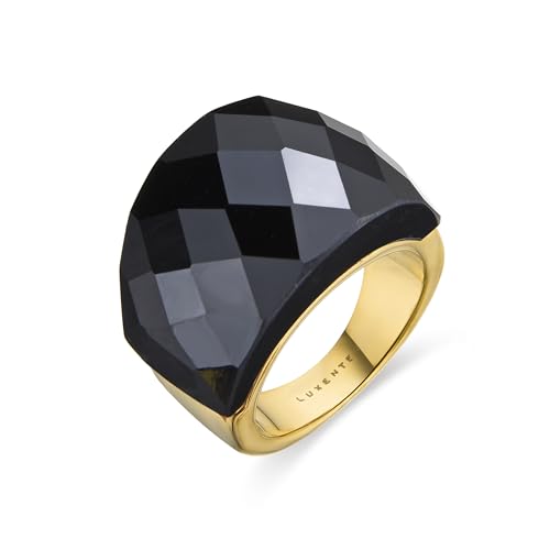 LUXENTER Hianvi Ring mit Hydrothermalquarz aus 18 Karat Gelbgold, Metall, Quarz LUXENTER Hianvi Ring mit Hydrothermalquarz aus 18 Karat Gelbgold, Metall, Quarz von LUXENTER