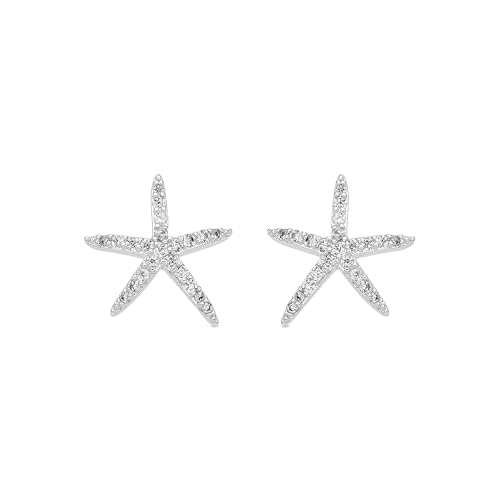 LUXENTER Ohrringe mit glänzendem Zirkonia, Silber-Finish - Nusde, Pequeños, Metall, Zirkonia LUXENTER Ohrringe mit glänzendem Zirkonia, Silber-Finish - Nusde, Pequeños, Metall, Zirkonia von LUXENTER