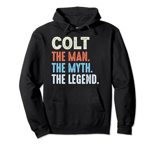 Colt The Legend Name Personalisierte Niedliche Idee Herren Vintage COLT Pullover Hoodie Colt The Legend Name Personalisierte Niedliche Idee Herren Vintage COLT Pullover Hoodie von LUXETHREADS Men's