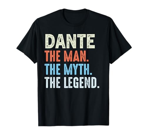 Dante The Legend Name Personalisierte Niedliche Idee Herren Vintage T-Shirt Dante The Legend Name Personalisierte Niedliche Idee Herren Vintage T-Shirt von LUXETHREADS Men's