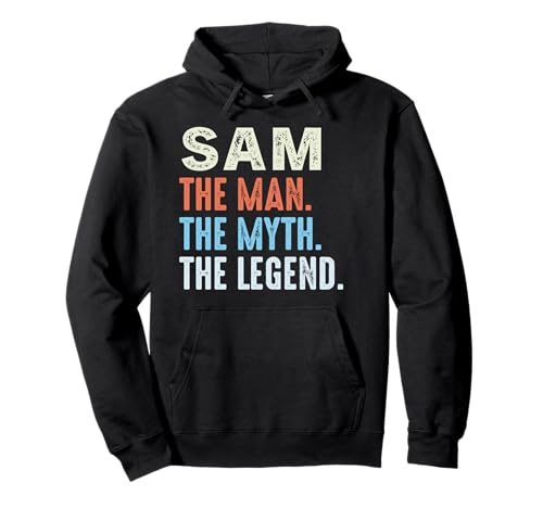 SAM The Legend Name Personalisierte süße Idee für Herren, Vintage-SAM Pullover Hoodie SAM The Legend Name Personalisierte süße Idee für Herren, Vintage-SAM Pullover Hoodie von LUXETHREADS Men's