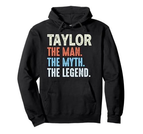 Taylor The Legend Name Personalisierte Niedliche Idee Herren Vintage Pullover Hoodie Taylor The Legend Name Personalisierte Niedliche Idee Herren Vintage Pullover Hoodie von LUXETHREADS Men's