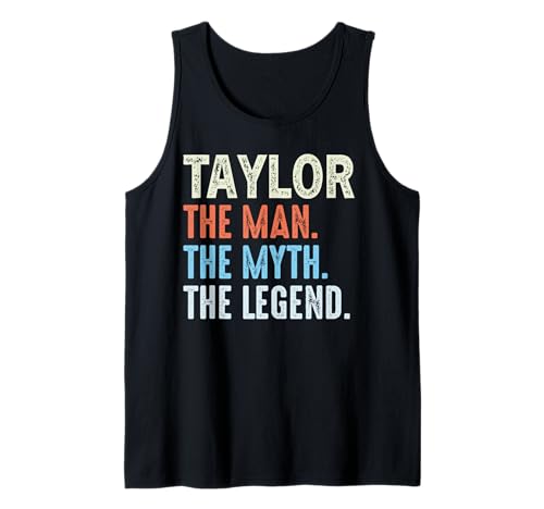 Taylor The Legend Name Personalisierte Niedliche Idee Herren Vintage Tank Top Taylor The Legend Name Personalisierte Niedliche Idee Herren Vintage Tank Top von LUXETHREADS Men's