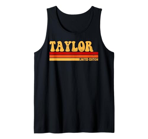 Taylor Name Personalisierte süße Idee Frauen Vintage Taylor Tank Top von LUXETHREADS
