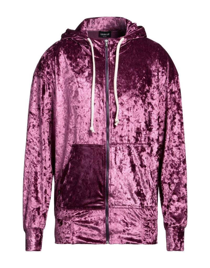 LUXURY LAB Milano Sweatshirt Herren Pflaume von LUXURY LAB Milano