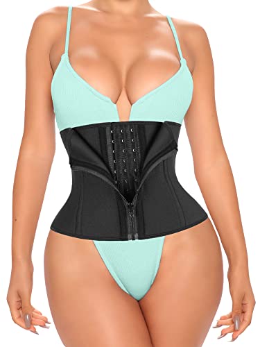 LUXURY-VITA Kurzer Torso-Taillentrainer für Frauen, niedrigeres Bauchfett, Workout, Fajas, Kolumbianas, Taillenmieder Korsett, 22,9 cm 13 Stahlknochen Haken und Reißverschluss, XXX-Small LUXURY-VITA Kurzer Torso-Taillentrainer für Frauen, niedrigeres Bauchfett, Workout, Fajas, Kolumbianas, Taillenmieder Korsett, 22,9 cm 13 Stahlknochen Haken und Reißverschluss, XXX-Small von LUXURY-VITA