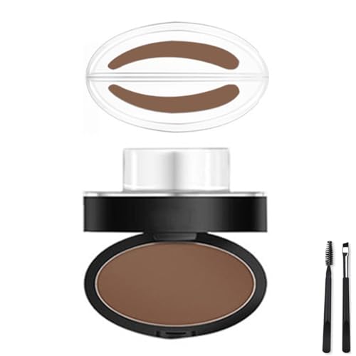 LUYJWZN Fresheight Deluxe Stamp Set, Waterproof Eyebrow Stamp Set, Create Perfect Natural Eyebrow Shape, Sweat Proof, Non-Smudgeable, Beginner-Friendly Brow Defining Tool for Women (Light Brown-A) von LUYJWZN