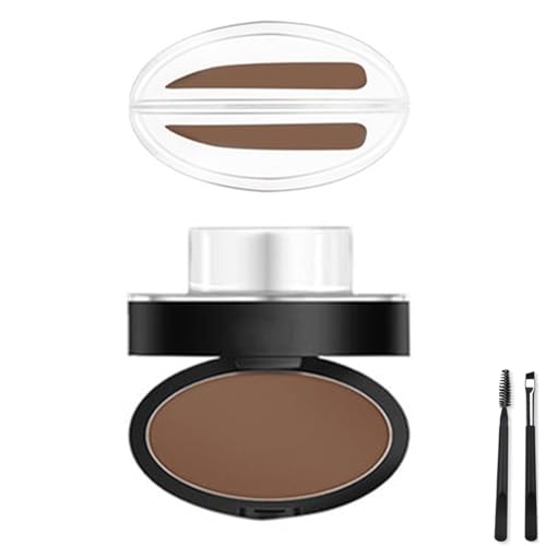 LUYJWZN Fresheight Deluxe Stamp Set, Waterproof Eyebrow Stamp Set, Create Perfect Natural Eyebrow Shape, Sweat Proof, Non-Smudgeable, Beginner-Friendly Brow Defining Tool for Women (Light Brown-C) von LUYJWZN