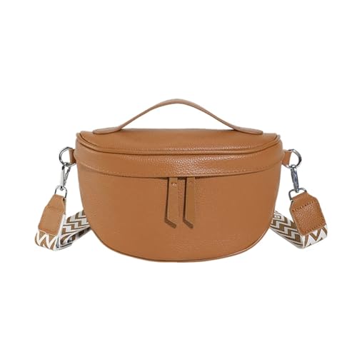 LUYSGBXR Damen Leder Crossbody Tasche Frau Brusttasche Leder Damen Crossbody Tasche mit kleiner Geldbörse Weibliche Handtaschen Hüfttasche, bunt, 26cm 8cm 15cm von LUYSGBXR