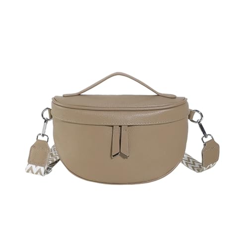 LUYSGBXR Damen Leder Crossbody Tasche Frau Brusttasche Leder Damen Crossbody Tasche mit kleiner Geldbörse Weibliche Handtaschen Hüfttasche, gelb, 26cm 8cm 15cm von LUYSGBXR