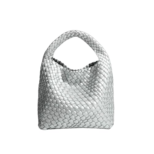 LUYYBDBG Handtasche Designertasche Luxus Frauentasche Brandnew Produkt Pu Kleine Größe Handgewebte Eimer Tasche Frauen Handtasche-1 von LUYYBDBG