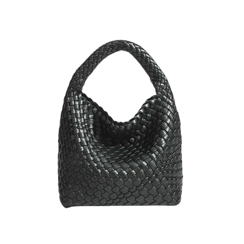LUYYBDBG Handtasche Designertasche Luxus Frauentasche Brandnew Produkt Pu Kleine Größe Handgewebte Eimer Tasche Frauen Handtasche-10 von LUYYBDBG