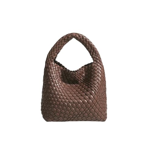 LUYYBDBG Handtasche Designertasche Luxus Frauentasche Brandnew Produkt Pu Kleine Größe Handgewebte Eimer Tasche Frauen Handtasche-12 von LUYYBDBG