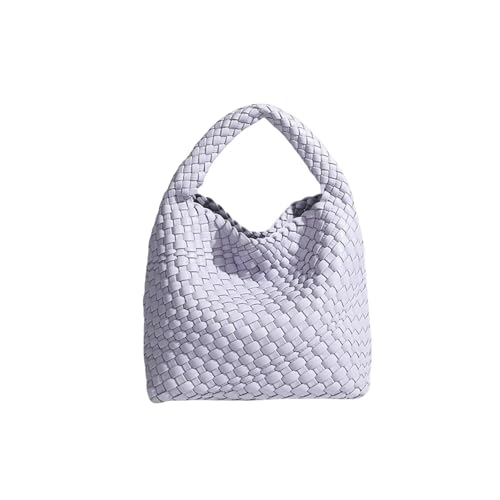 LUYYBDBG Handtasche Designertasche Luxus Frauentasche Brandnew Produkt Pu Kleine Größe Handgewebte Eimer Tasche Frauen Handtasche-15 von LUYYBDBG