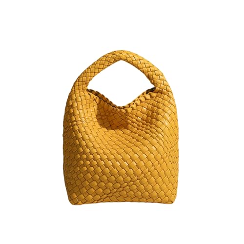 LUYYBDBG Handtasche Designertasche Luxus Frauentasche Brandnew Produkt Pu Kleine Größe Handgewebte Eimer Tasche Frauen Handtasche-3 von LUYYBDBG