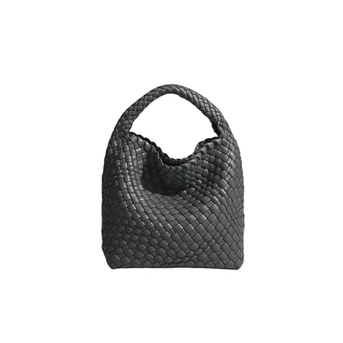 LUYYBDBG Handtasche Designertasche Luxus Frauentasche Brandnew Produkt Pu Kleine Größe Handgewebte Eimer Tasche Frauen Handtasche-8 von LUYYBDBG