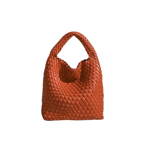 LUYYBDBG Handtasche Designertasche Luxus Frauentasche Brandnew Produkt Pu Kleine Größe Handgewebte Eimer Tasche Frauen Handtasche-9 von LUYYBDBG