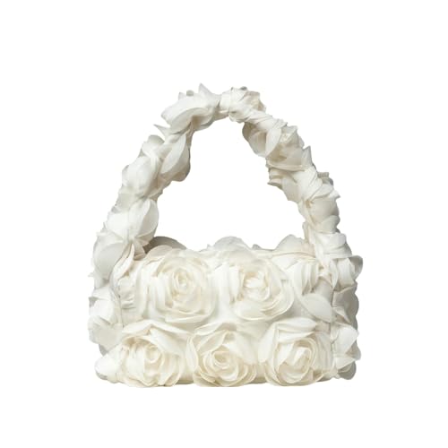 LUYYBDBG Handtasche Elegante Rose Handtasche, Hochzeitsparty Dinner Tasche, Süße Und Niedliche Kleine Quadratische Geeignet Für Frauen Geschenke (zufallsmuster)-1 von LUYYBDBG
