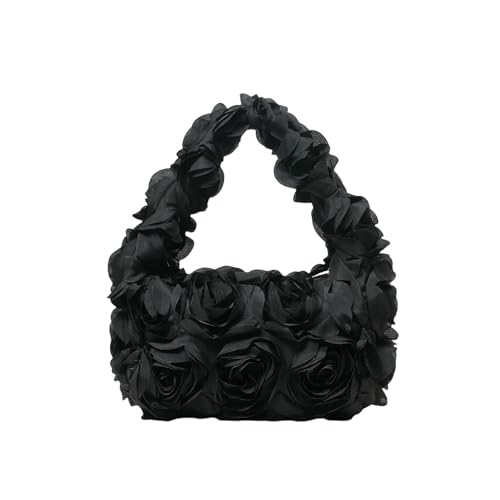 LUYYBDBG Handtasche Elegante Rose Handtasche, Hochzeitsparty Dinner Tasche, Süße Und Niedliche Kleine Quadratische Geeignet Für Frauen Geschenke (zufallsmuster)-2 von LUYYBDBG