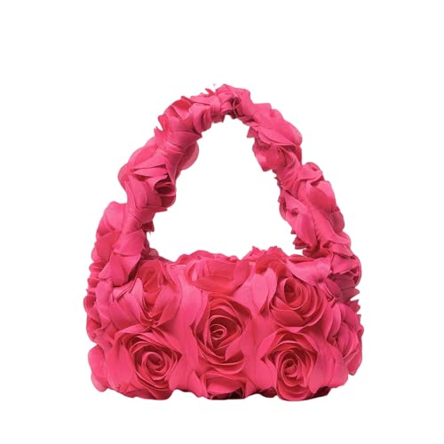 LUYYBDBG Handtasche Elegante Rose Handtasche, Hochzeitsparty Dinner Tasche, Süße Und Niedliche Kleine Quadratische Geeignet Für Frauen Geschenke (zufallsmuster)-8 von LUYYBDBG