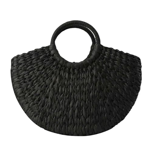 LUYYBDBG Handtasche Frauen Imitation Stroh Handtaschen Frau Handgefertigte Geweben Korb Weben Für Femme Damen Einfache All-match Handtasche-1 von LUYYBDBG
