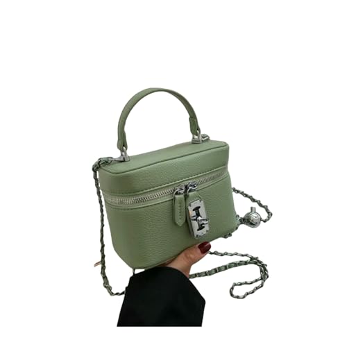 LUYYBDBG Handtasche Frauen Quadrat Handtaschen Sommer Mode Ketten Crossbody Taschen Textur Pu Schultertasche Elegante Schicke Mini Handy Taschen-1 von LUYYBDBG