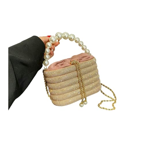 LUYYBDBG Handtasche Luxus Abend Taschen Für Frauen Blendend Perlen Kette Crossbody Tasche Dinner Party Clutch Designer Handtaschen-1 LUYYBDBG Handtasche Luxus Abend Taschen Für Frauen Blendend Perlen Kette Crossbody Tasche Dinner Party Clutch Designer Handtaschen-1 von LUYYBDBG