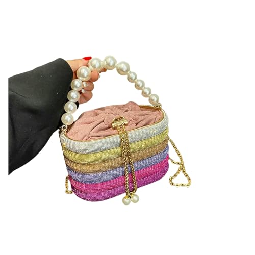 LUYYBDBG Handtasche Luxus Abend Taschen Für Frauen Blendend Perlen Kette Crossbody Tasche Dinner Party Clutch Designer Handtaschen-3 von LUYYBDBG