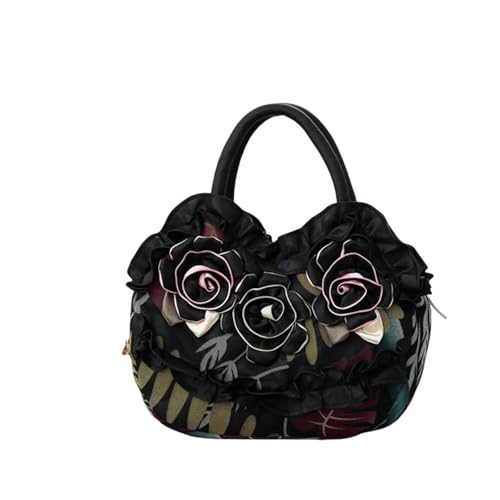 LUYYBDBG Handtasche Neue Mutter Schlüssel Mitteltasche Koreanische Frauen Mommy Tasche Solide Spitze Mädchen Reißverschluss Handtasche-1 von LUYYBDBG