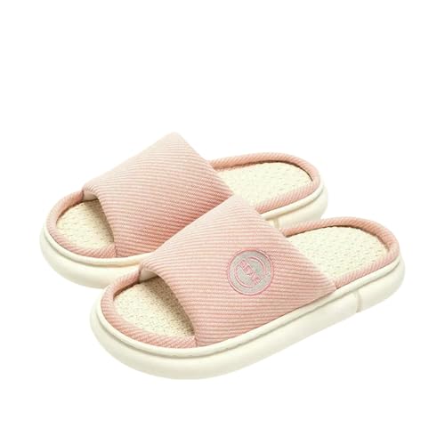 LUYYBDBG Hausschuhe Paare Zuhause Wäsche Pantoffeln Frauen Indoor Weich Bequeme Schlafzimmer Rutschen Männer Freizeit Rutschschutz Haus Schuhe -pink-36-37(vorschlag 35-36) von LUYYBDBG