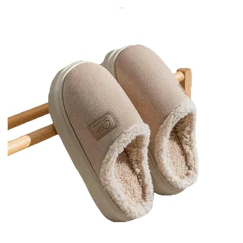 LUYYBDBG Hausschuhe Winterpaare Plüsch -baumwollschuhe Frauenhaus Nicht -slip -fleece -gefüge Dicke Soled -schuhe Warmer Frostproof-b-38-39 von LUYYBDBG